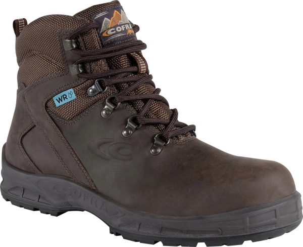 Cofra-TAMBORA BROWN, HOCHSCHUH NUBUKLEDER BRAUN/BRAUNER STOFF