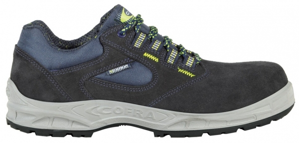 COFRA-MONZA BLUE S3, SRC, Sicherheitshalbschuhe, Farbe: schwarz/blau