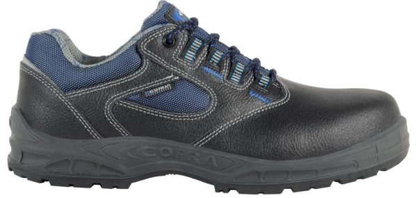 COFRA-KOLN BLUE S3, SRC, Sicherheitsheitshalbschuhe, Farbe: schwarz/blau