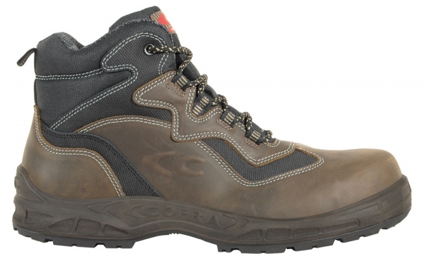 COFRA-SPALATO S3, SRC, Sicherheitsschuhe, hoch, Farbe: braun/schwarz