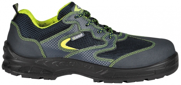 COFRA-NIZZA BLUE S1P SRC, Sicherheitshalbschuhe, blau-gelb