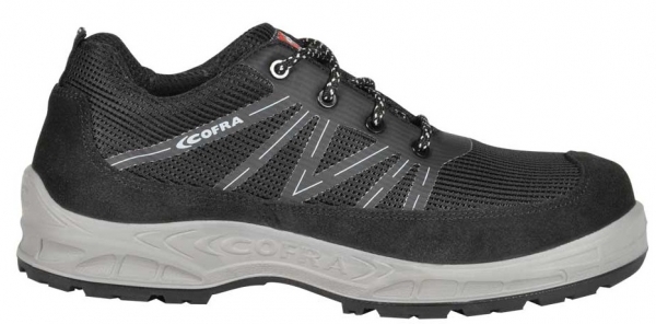 COFRA-KOS S1 P SRC, Sicherheitshalbschuhe, schwarz