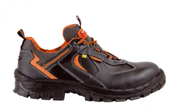 COFRA-HODUR S3 ESD SRC, Sicherheitshalbschuhe, schwarz/orange
