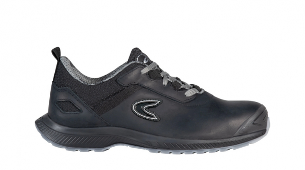 COFRA-S3S- Sicherheitshalbschuh, TERRIER, FO SR, nubukleder, schwarz/ grau