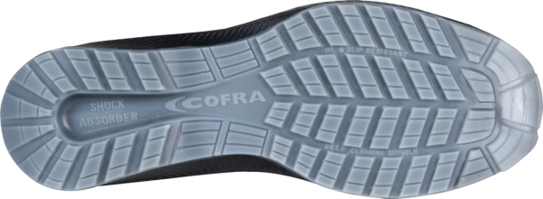 COFRA-HURLING ESD S3L FO SR, Sicherheitshalbschuh, schwarz/grau