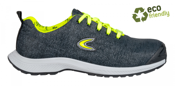 COFRA-RE-BOTTLE ESD S3L FO SR, Sicherheitshalbschuh, grau-schwarz/gelb