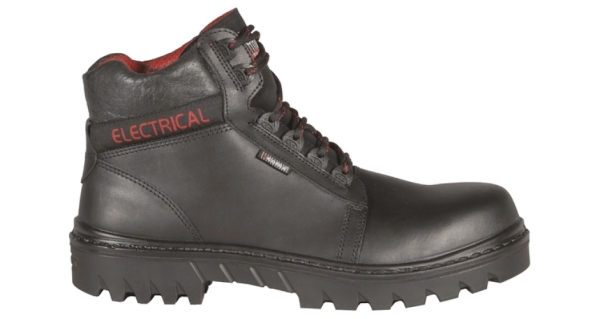 COFRA-Arbeitsschn�rschuhe, NEW ELECTRICAL SB, E, P, HI, CI, WRU, HRO, FO, SRC, schwarz/rot