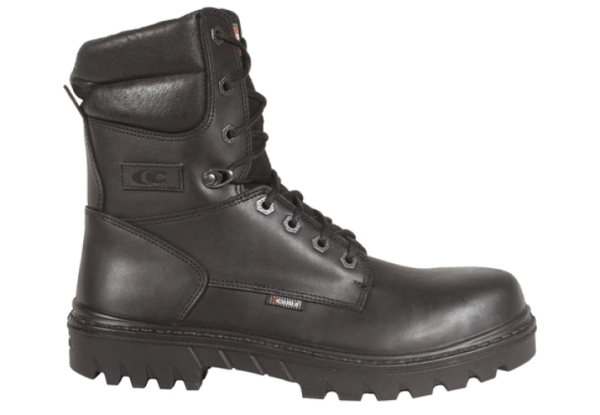 COFRA-FLINT S3S CI HI HRO FO SR, Sicherheits-Arbeits-Berufs-Schuhe, Schnürstiefel, schwarz