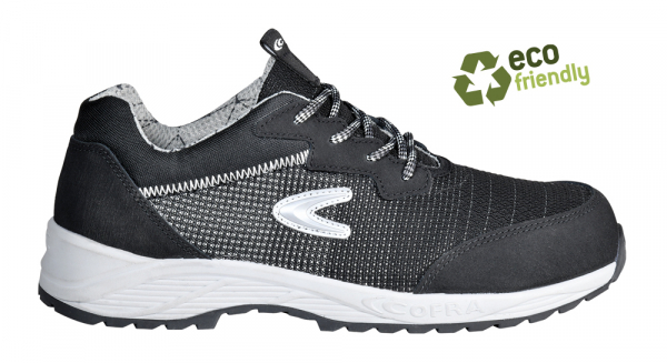 COFRA-KARMA GREY S3 SRC, Sicherheitshalbschuh, schwarz-grau/grau