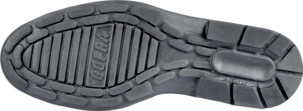 Cofra-GOLDEN ESD S1 FO SR, HALBSCHUH GELOCHTES LEDER SCHWARZ/LEDER HELL BRAUN (ESD)