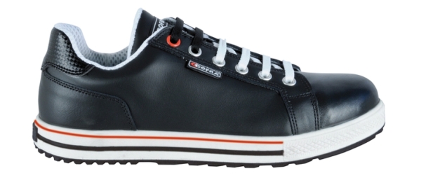 COFRA-FIELD, S3S, FO SR, Sicherheitshalbschuhe, schwarz/weiß