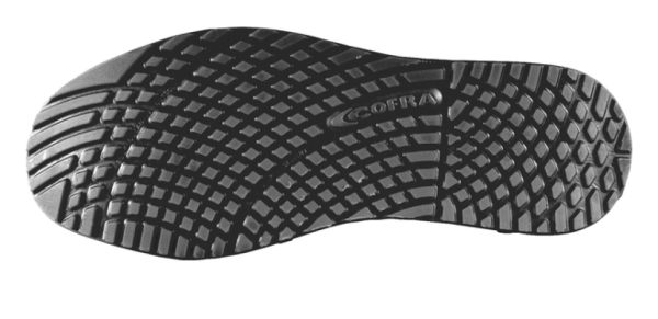 COFRA-FADE, S1PS, ESD, FO SR, Sicherheitshalbschuhe, wei�/hellblau
