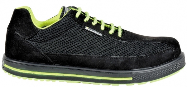 COFRA-UPSET S1 P SRC, Sicherheitshalbschuhe, schwarz-gelb