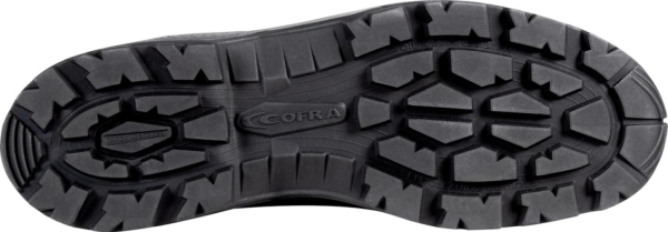 Cofra-CERMIS S7S, HOCHSCHUH NUBUKLEDER BRAUN-SCHWARZ/ORANGER STOFF/APT ZWISCH.