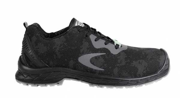 COFRA- S3S-Sicherheitshochschuh ESD, KAMET, Nylon, schwarz-grau/schwarzer Stoff