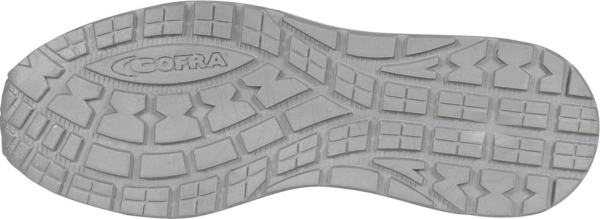 Cofra-EARTH ESD S1PS FO SR, HALBSCHUH GEWEBE GRAU-SCHWARZ/GELBER STOFF/APT ZWISCHENS/ESD