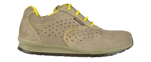 COFRA-DORIO, S1PS, FO, SR, Sicherheitshalbschuhe, desert/gelb