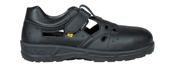 COFRA-JACK BLACK S1 ESD SRC, Sicherheitssandalen, schwarz