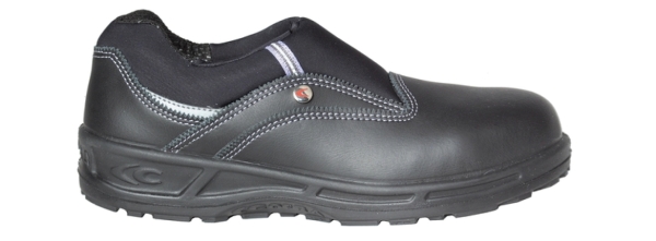 COFRA-BRENDA BLACK S2 SRC, Sicherheitsslipper, schwarz