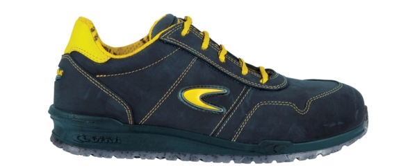 COFRA-PUERTA S3 SRC, Sicherheitshalbschuhe, schwarz/gelb