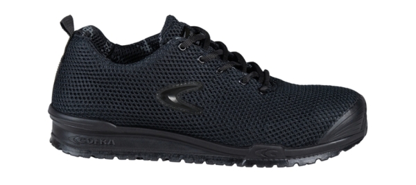 COFRA-BOURN S1 P SRC, Sicherheitshalbschuh, schwarz