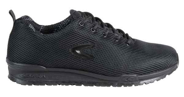 COFRA-CREEK O1 SRC FO, Sicherheitshalbschuh, schwarz/schwarz
