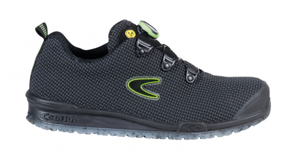 COFRA-S3S- Sicherheitshalbschuh, MALMO, FO SR, nylon, schwarz/schwarzer Stoff