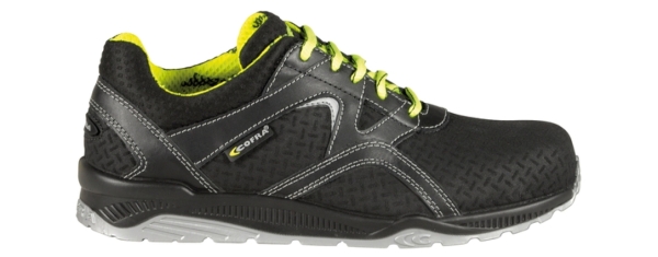 COFRA-ACTION S3 SRC, Sicherheitshalbschuhe, schwarz/gelb