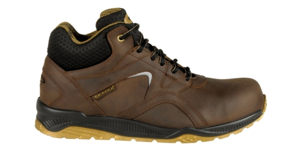 COFRA-SAVE S3 SRC, Sicherheitshochschuhe, braun/gold