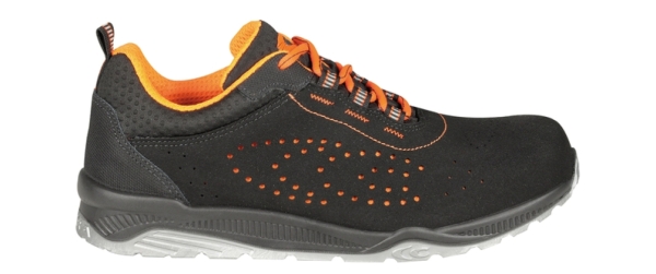COFRA-TEAM S1 P SRC, Sicherheitshalbschuhe, schwarz/orange
