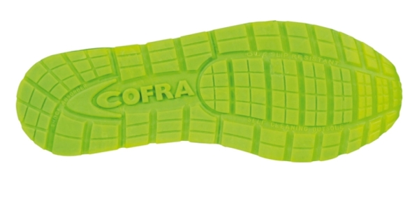 COFRA-PROMOTION S1 P SRC, Sicherheitshalbschuhe, blau/gelb