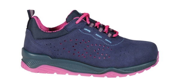 COFRA-BODY S1P SRC, Sicherheitshalbschuhe, blau/fuchsia