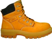 COFRA-BUFFALO S7S CI HI HRO FO SR, Sicherheits-Arbeits-Berufs-Schuhe, Hochschuhe, gelb/braun