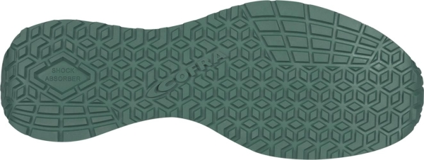 Cofra-VANTREK ESD S3S HRO SC FO SR, HALBSCHUH MICROFASER SCHWARZ/GRUNER STOFF/FPT ZWISCHEN./ESD