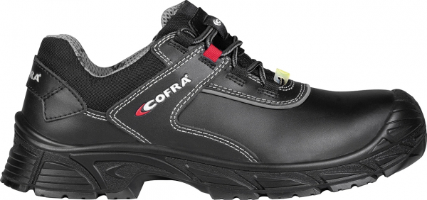 COFRA-S3S- Sicherheitshalbschuh BONN, Leder, schwarz