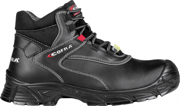 COFRA-S3S- Sicherheitshochschuh DUISBURG, Leder, schwarz
