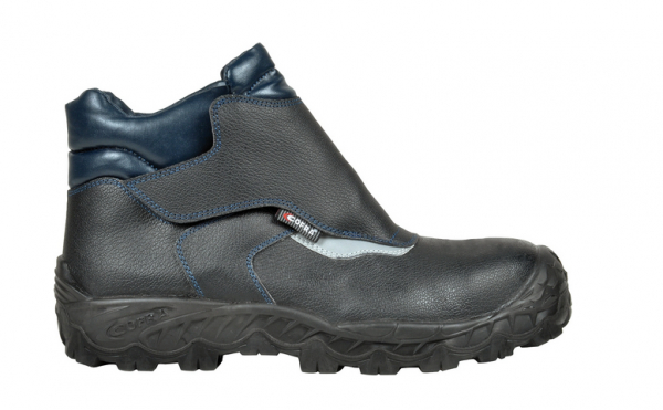 COFRA-S3S- Schweierstiefel VIGO, Leder, schwarz-blau