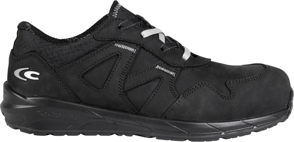 Cofra-HAMMER S3S CI FO SR, HALBSCHUH NUBUKLEDER SCHWARZ/SCHWARZER STOFF/APT ZWISCHENSOH