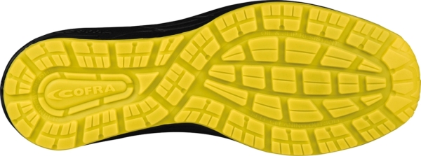 COFRA-S3S- Sicherheitshalbschuh FREESTYLE ESD SC FO SR, Nylon, schwarz-gelb, BOA