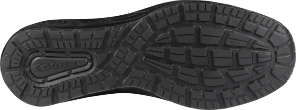 Cofra-PLYO S3S CI FO SR, HALBSCHUH LEDER SCHWARZ/SCHWARZER STOFF/APT ZWISCHENSOHLE