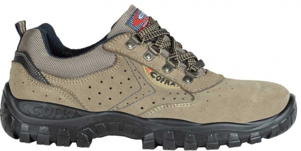 COFRA-COSMOS S1P, FO SR, Sicherheitshalbschuhe, beige