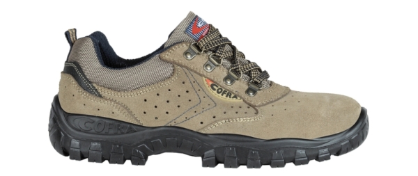 COFRA-COSMOS S1P, FO SR, Sicherheitshalbschuhe, beige
