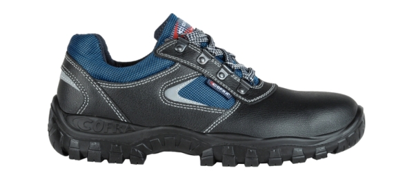 COFRA-EQUINOX S3, FO SR, Sicherheitshalbschuhe, schwarz/blau