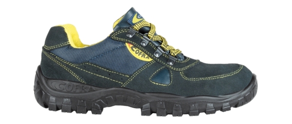 COFRA-AZIMUTH S1P, SRC, Sicherheitshalbschuhe, schwarz/blau/gelb