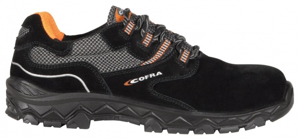 COFRA-S1P-Sicherheitshalbschuhe, STRETCHING BLACK, SRC, schwarz/grau