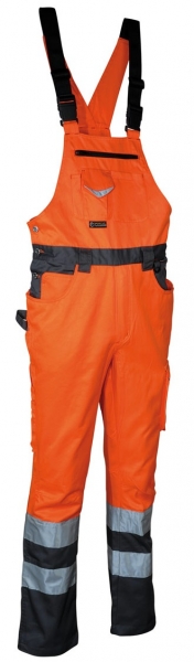 COFRA-BRIGHT Warnschutz-Latzhose, 290 g/m, orange