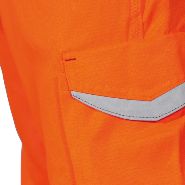 COFRA-BRIGHT Warnschutz-Latzhose, 290 g/m�, orange