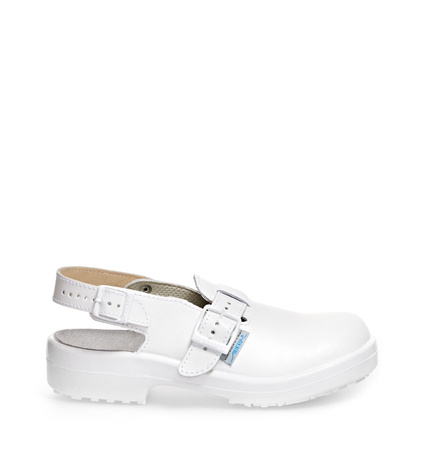 ABEBA-Classic-SB-Damen- u. Herrensicherheitsclog, wei