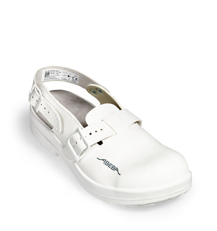 ABEBA-Classic-SB-Damen- u. Herrensicherheitsclog, wei