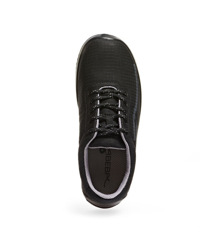 ABEBA-UNI6-S3-Damen-und Herrenschnrhalbschuhe, schwarz